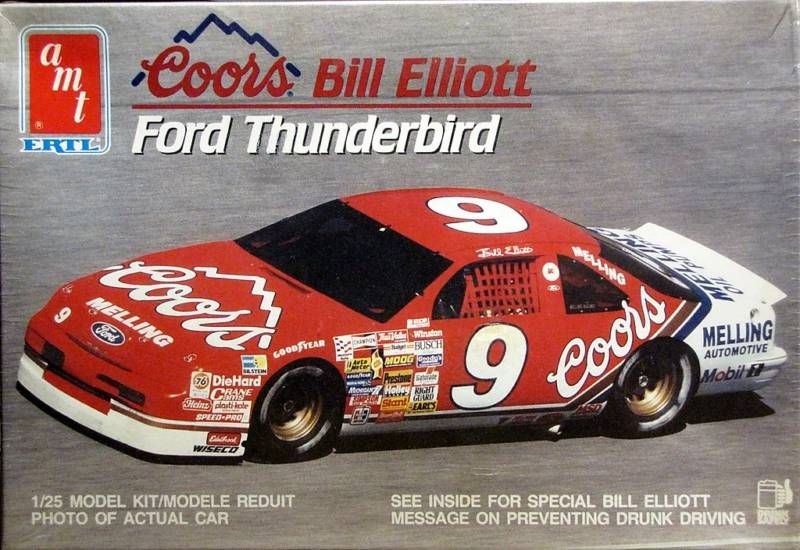 AMT # 9 Bill Elliott Coors Ford Thunderbird 1990  