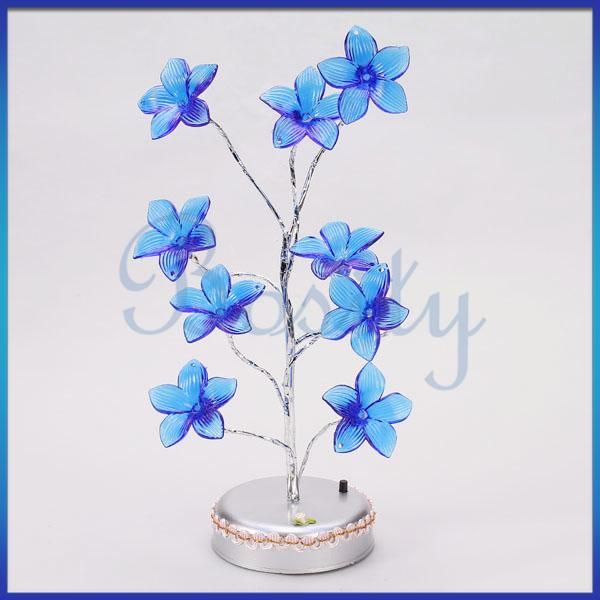 USB/Battery LED Lily Flower Tree Light Lamp Home Desk Table Party 