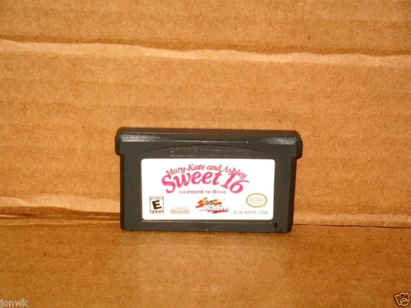 MARY KATE AND ASHLEY SWEET 16   Game Boy Advance 021481523130  