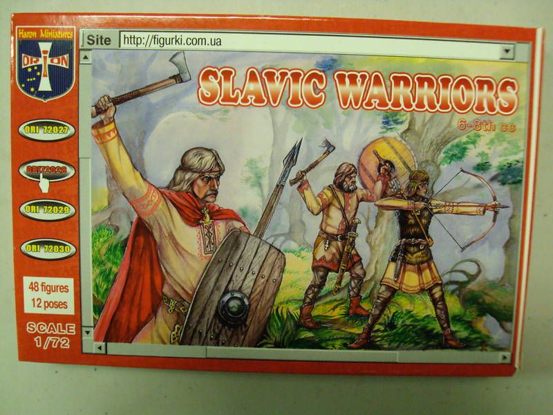 72 Medieval Slavic Warriors Orion 72028 48 figs  
