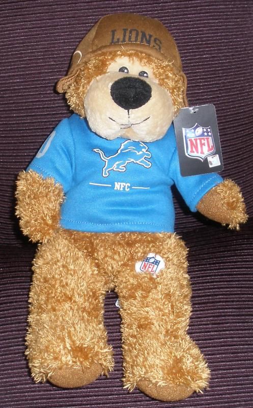 14 NFL Detroit Lions Stuffed Toy Plush Bear  