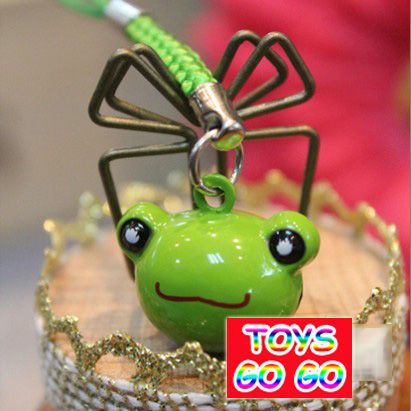 ONE Frog Bell Bag Cell Phone iphone Strap Charm,Kid,Party Favor Supply 