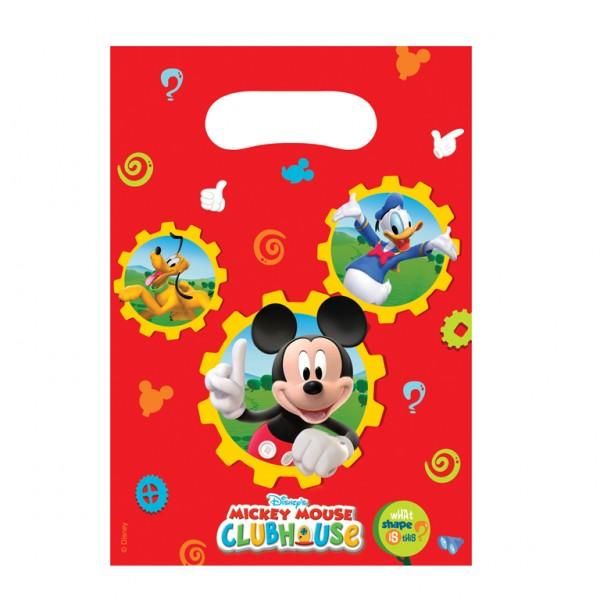 Mickey Mouse Clubhouse Party   Mickey Mouse Party Loot Bags x 6 £1.69