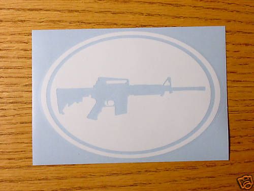 Colt .223 Armalite AR15 Rifle Assault Sticker Decal Ovl  