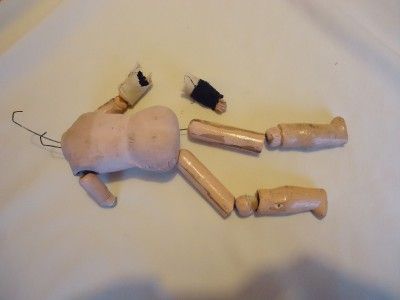 ANTIQUE COMPOSITION DOLL BODY ONLY GERMAN FRENCH BISQUE DOLL  