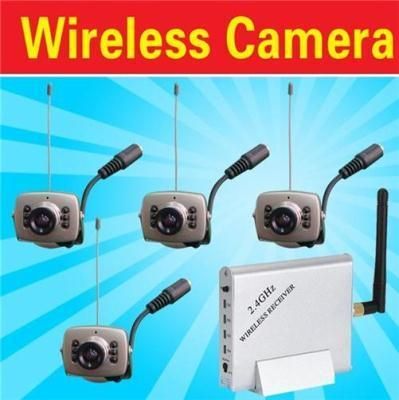 Wireless Night Visioin Hidden Small CCTV Color Camera  