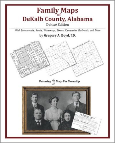 Family Maps DeKalb County Alabama Genealogy AL Plat  