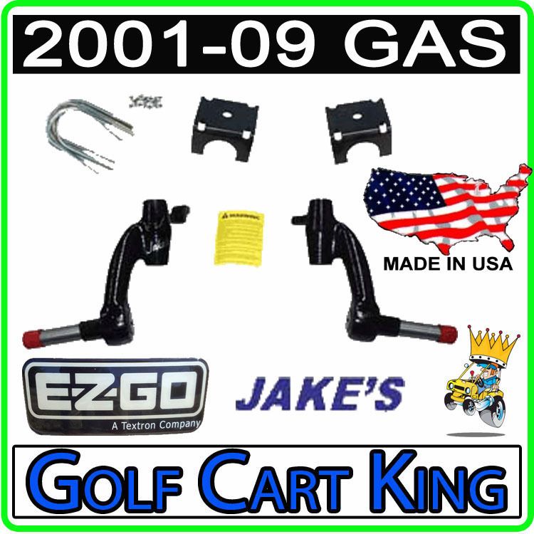 Jakes Spindle Lift Kit EZGO TXT Golf Cart Gas 2001.5 09  